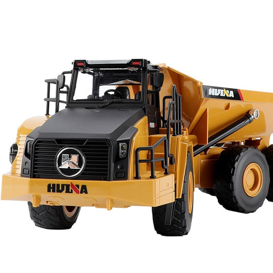 1/24 Scale 9CH HUINA 1568  Radio Control Articulated Dump Truck Model For Over 8 Years Old CPSIA/EN71 Certified Gift Packing Box
