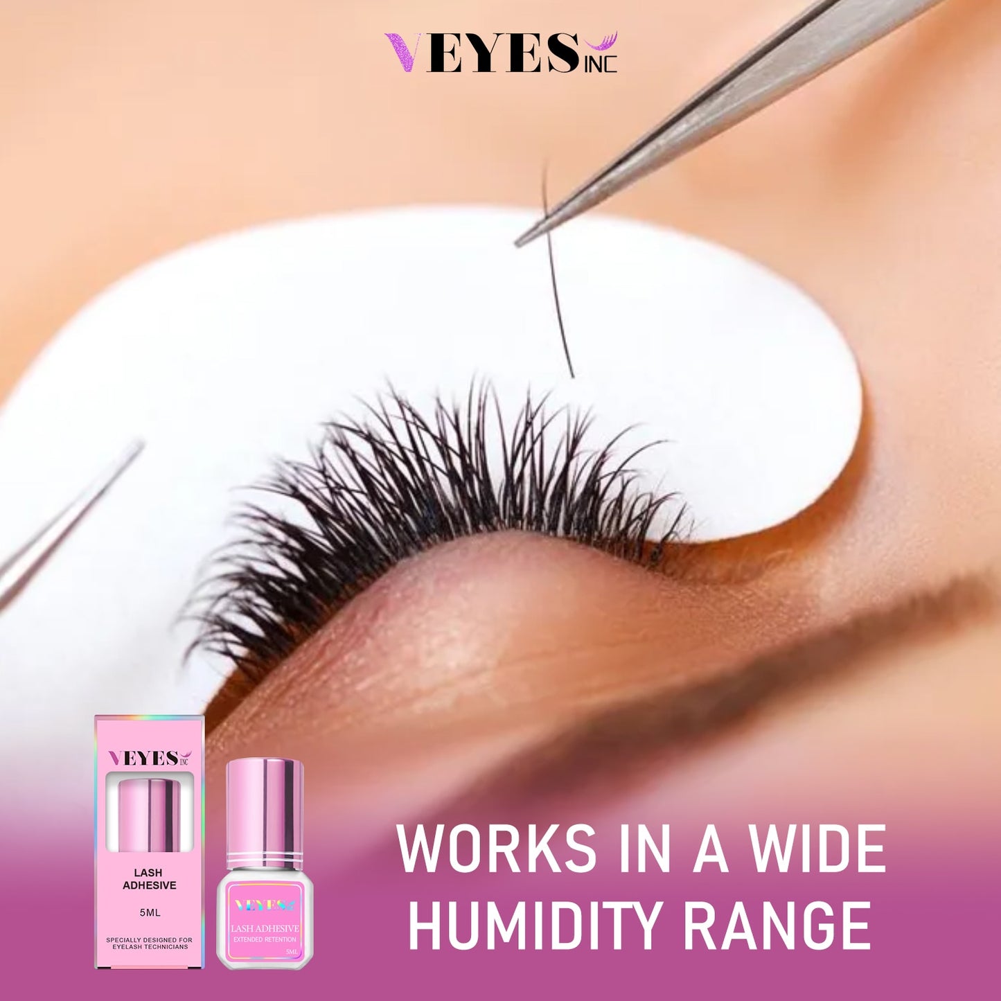 Veyes Inc Eyelash Extensions Glue 5 Days Free Shipping from US Veyelash 7 Weeks Retention Volume Lash Adhesive Makeup Tools