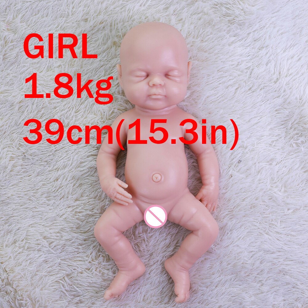 COSDOLL Silicone Reborn Baby Dolls Lifelike Newbron Baby Unpainted Doll Vivid Soft Dolls Gift Wholesale Doll DIY Blank Toys Kit