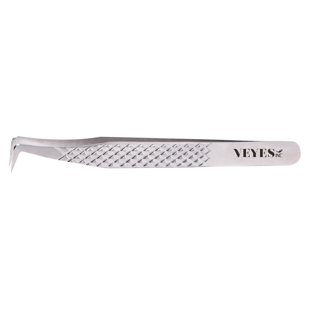 Veyes Inc Eyelash Extensions Tweezers Veyelash Professional 90 Degree Tweezers for Volume Stainless steel 3D Accurate Closure