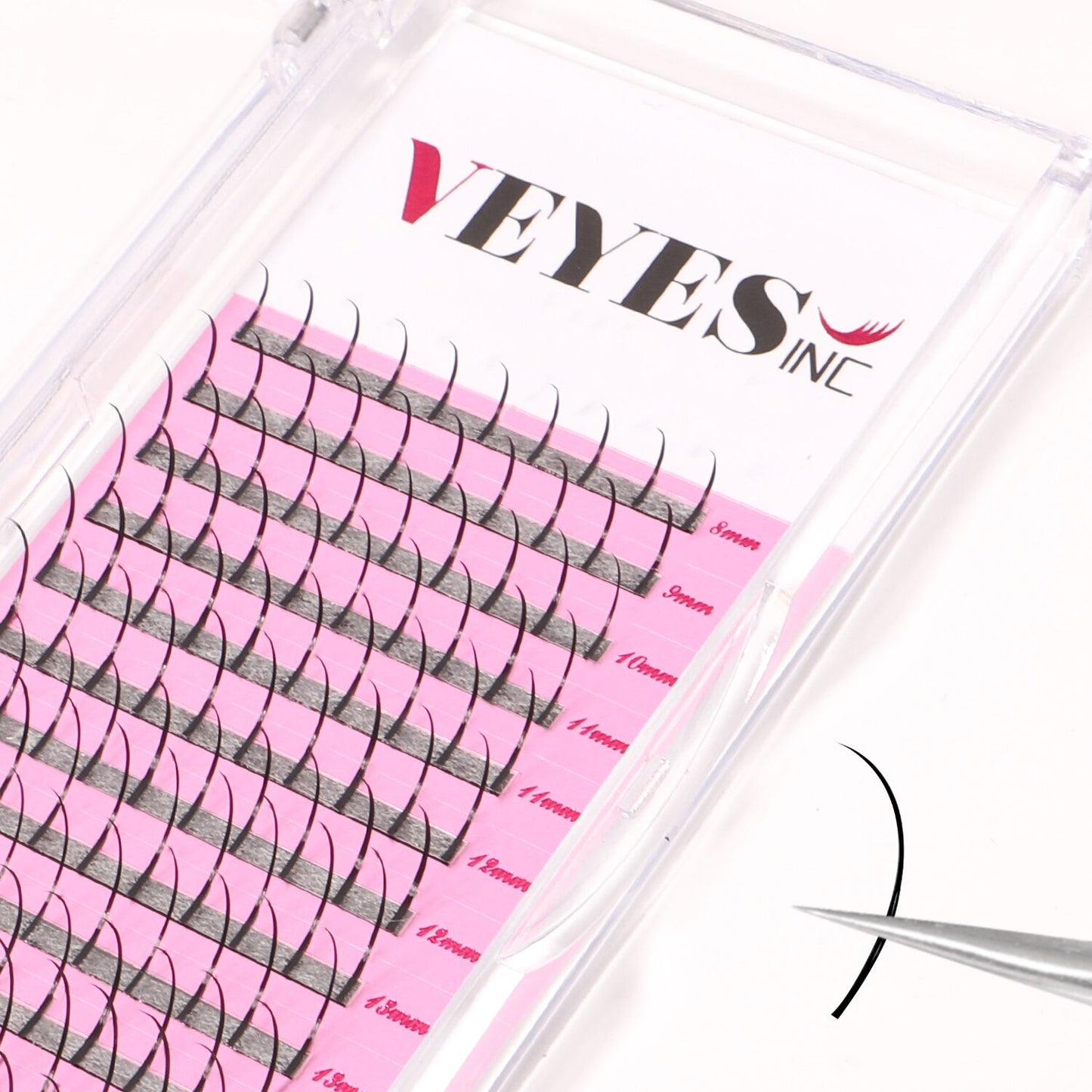 Veyes Inc Eyelash Extensions Premade Spikes Lashes Extensions Veyelash 8-18mm Classic Spike Lash Fan Makeup Tools Lashes Bulk