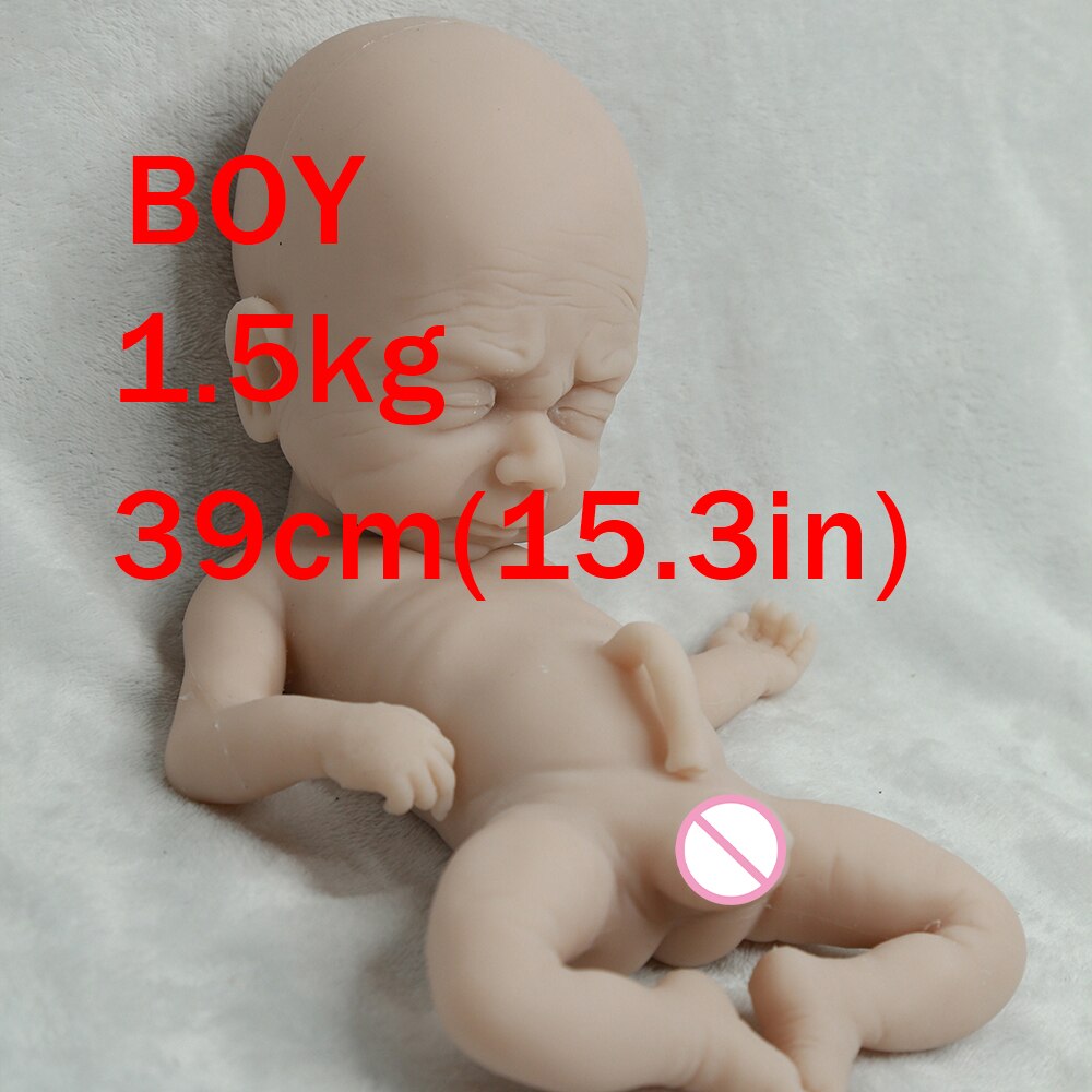 COSDOLL Silicone Reborn Baby Dolls Lifelike Newbron Baby Unpainted Doll Vivid Soft Dolls Gift Wholesale Doll DIY Blank Toys Kit