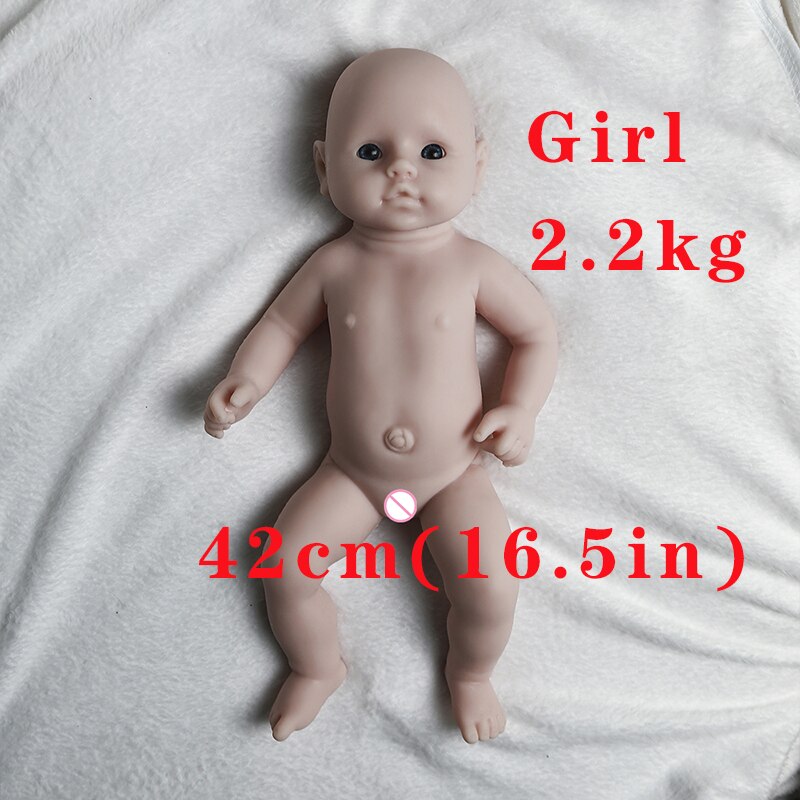 COSDOLL Silicone Reborn Baby Dolls Lifelike Newbron Baby Unpainted Doll Vivid Soft Dolls Gift Wholesale Doll DIY Blank Toys Kit