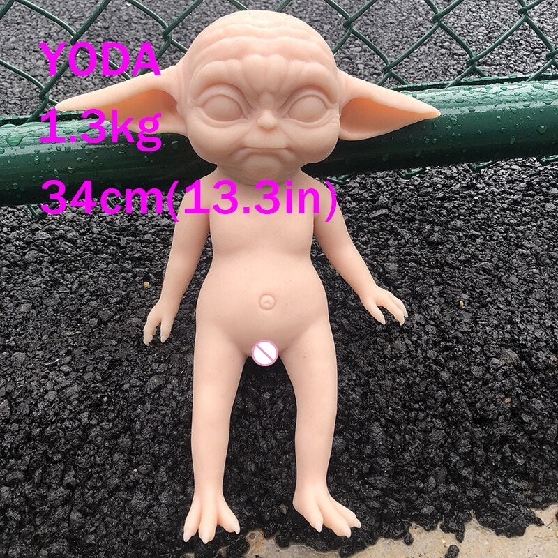 COSDOLL Silicone Reborn Baby Dolls Lifelike Newbron Baby Unpainted Doll Vivid Soft Dolls Gift Wholesale Doll DIY Blank Toys Kit