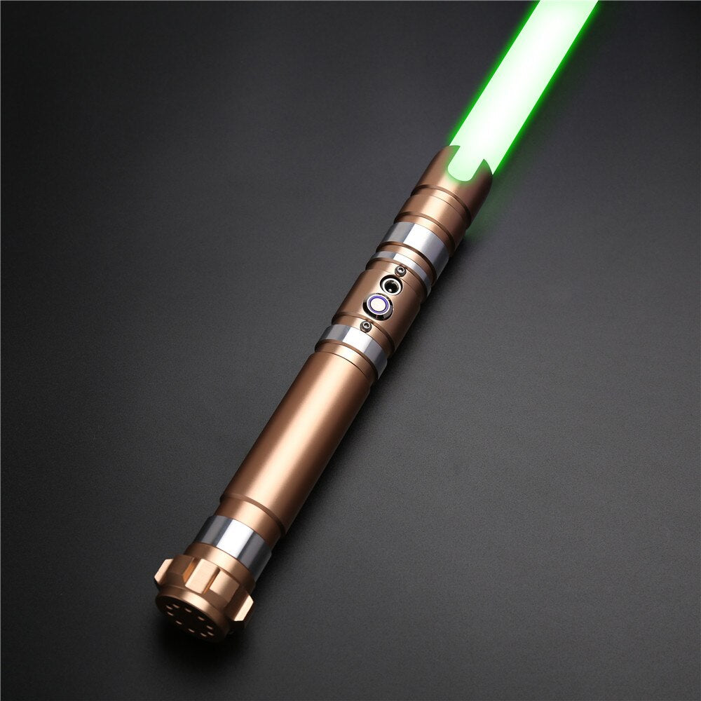 VIP-SaberFeast Lightsaber RGB Metal Handle Swing Combat FOC Gift Kids Luminous Toys