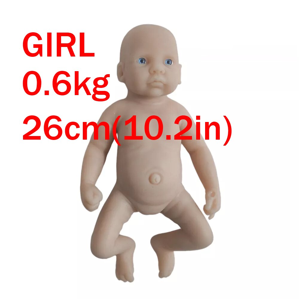 COSDOLL Silicone Reborn Baby Dolls Lifelike Newbron Baby Unpainted Doll Vivid Soft Dolls Gift Wholesale Doll DIY Blank Toys Kit