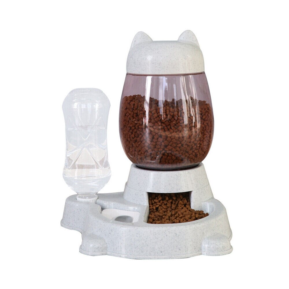 Automatic Pet Food Self Dispenser Dog Cat Rabbit Feeder US