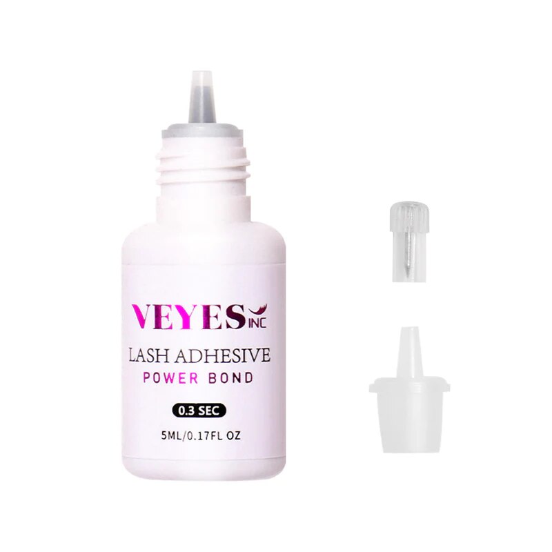 Veyes Inc 5ml/10ml 0.3s Eyelash Extension Glue 5 Days Free Shipping from US Veyelash 7 Week Retention Volume Clear Lash Adhesive