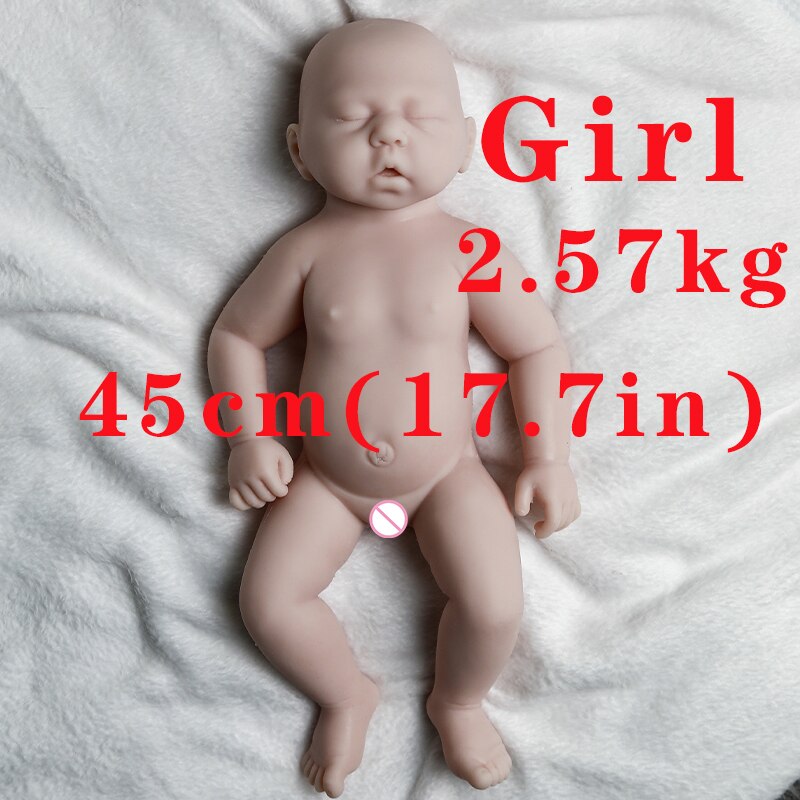 COSDOLL Silicone Reborn Baby Dolls Lifelike Newbron Baby Unpainted Doll Vivid Soft Dolls Gift Wholesale Doll DIY Blank Toys Kit