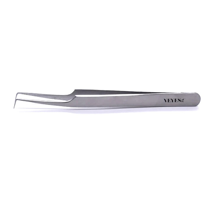 Veyes Inc Eyelash Extensions Tweezers Veyelash Professional 90 Degree Tweezers for Volume Stainless steel 3D Accurate Closure