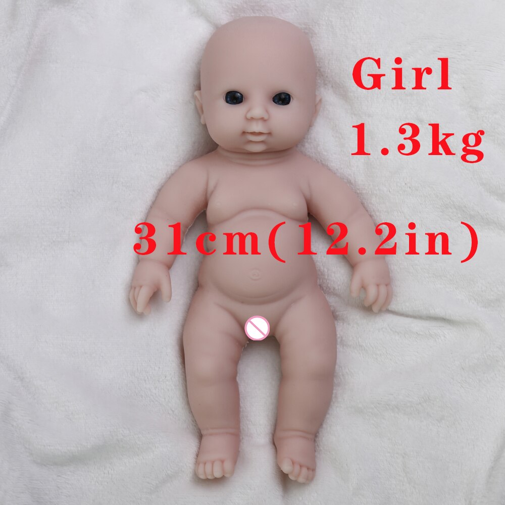 COSDOLL Silicone Reborn Baby Dolls Lifelike Newbron Baby Unpainted Doll Vivid Soft Dolls Gift Wholesale Doll DIY Blank Toys Kit