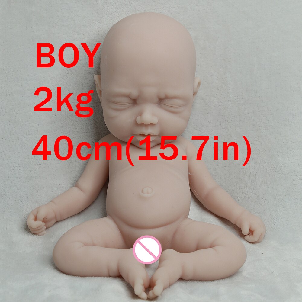 COSDOLL Silicone Reborn Baby Dolls Lifelike Newbron Baby Unpainted Doll Vivid Soft Dolls Gift Wholesale Doll DIY Blank Toys Kit