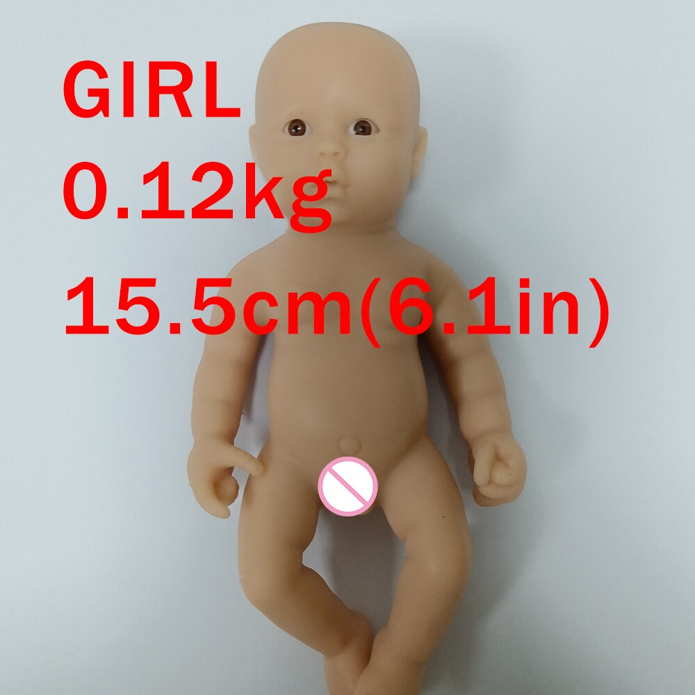 COSDOLL Silicone Reborn Baby Dolls Lifelike Newbron Baby Unpainted Doll Vivid Soft Dolls Gift Wholesale Doll DIY Blank Toys Kit