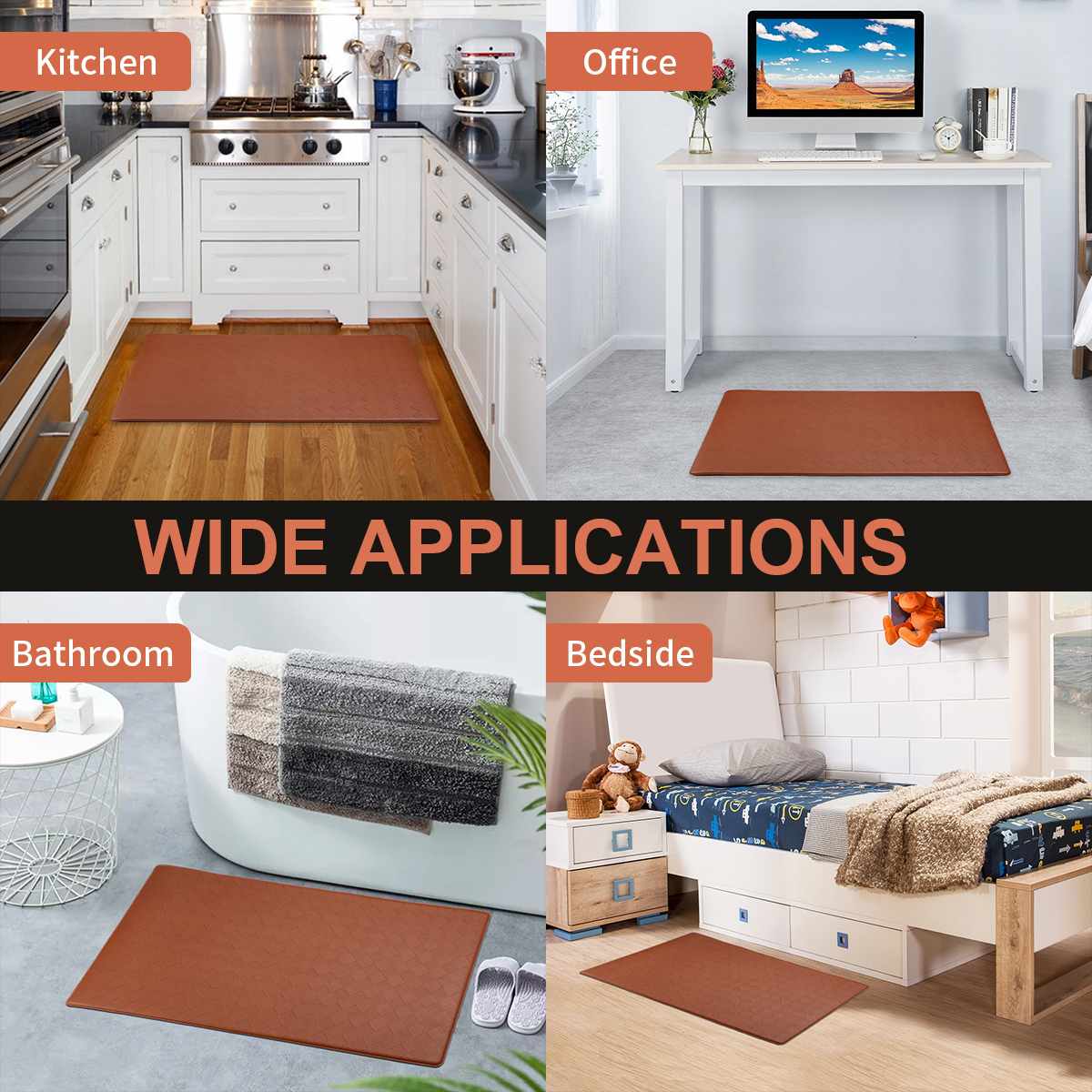 Modern Kitchen Mat Home Entrance Doormat Hallway Bedroom Living Room Decoration Floor Foam Carpet Balcony Bathroom Anti-Slip Rug