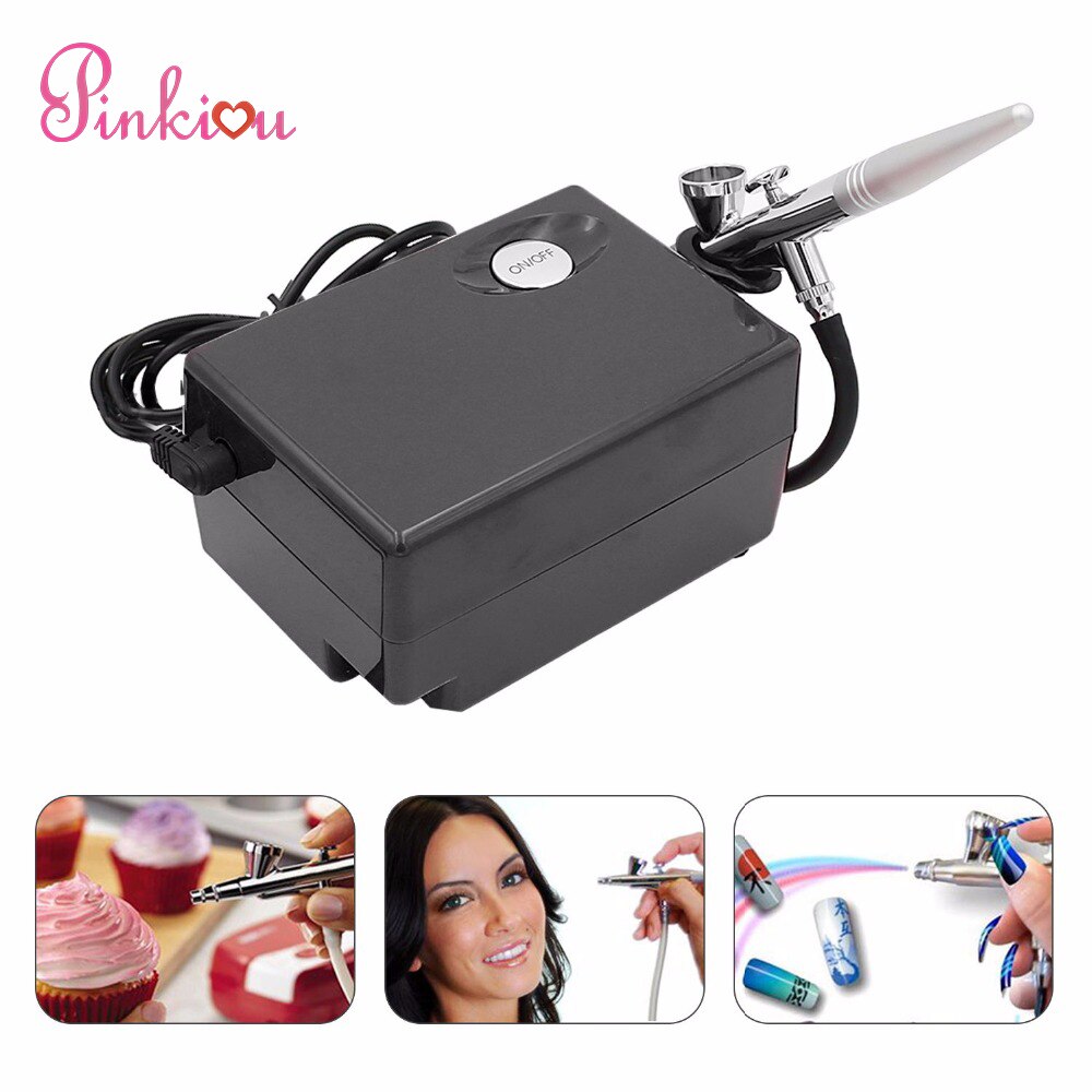 Airbrush Makeup Compressor Kit Aerografo Pen Face Paint Spray Gun For Nail Art Cake Car Model Painting 0.4mm  Dual Action