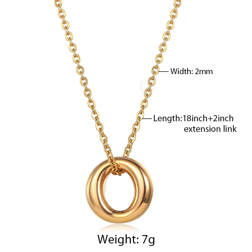 Trend Gold Color Love Heart Lock O Charm Pendant Necklace For Women Ladies New Design Jewelry Gift for her DS14A