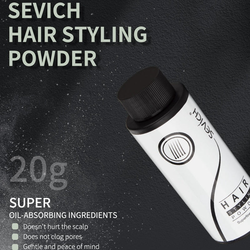 Sevich Unisex Dust It Hair Powder Spray Fluffy Thin Hair Powder Increases Hair Volume Haircut Modeling Styling Hairspray