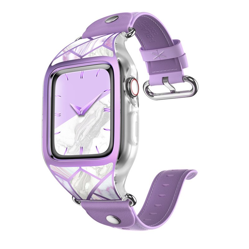 Band For Apple Watch 3/2/1 (42mm) I-BLASON Cosmo Stylish Sporty Protective Bumper Case Cover with Adjustable Strap Bands