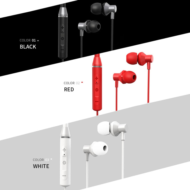 Original Lenovo HE05 Bluetooth 5.0 Wireless Magnetic Neckband Running Sports Earphone Earplug with Waterproof Noise Canceling