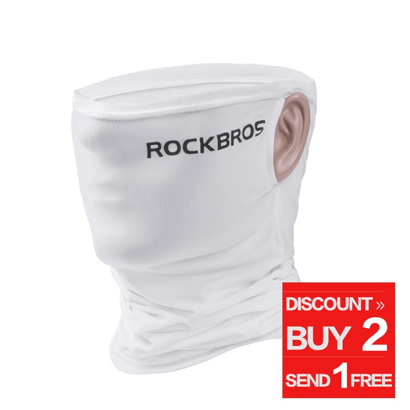 ROCKBROS Summer Sun Protection Cycling Headwear Women Scarves Bandana Men Absorb Sweat Breathable Scarf Running Cycling Neck Bib