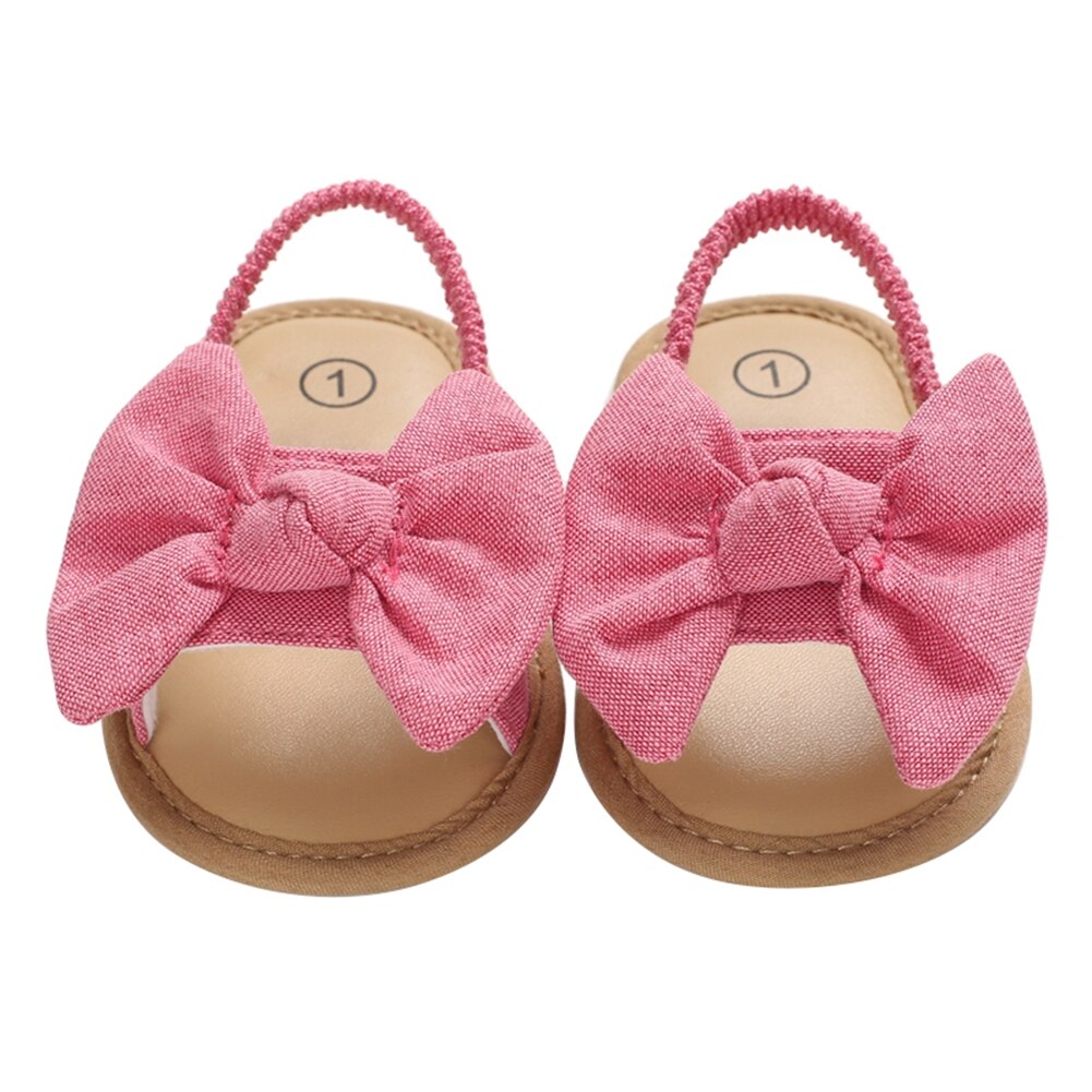 lioraitiin Kids Toddler Baby Girls Summer Shoes Big Bowknot Sandals Summer Beach Shoes Infant Baby Shoes