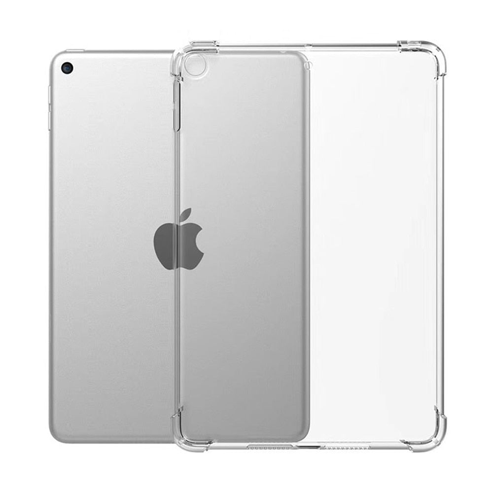 Shockproof Silicone Case For Apple iPad 9.7 10.2 10.9 2th 3th 4th 5th 6th 7th 8th 9th 10th Generation Flexible Transparent Cover