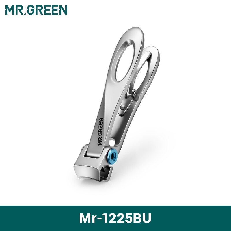 MR.GREEN Nail Clippers Stainless Steel Wide Jaw Opening Manicure Fingernail Cutter Thick Hard Ingrown Toenail Scissors tools