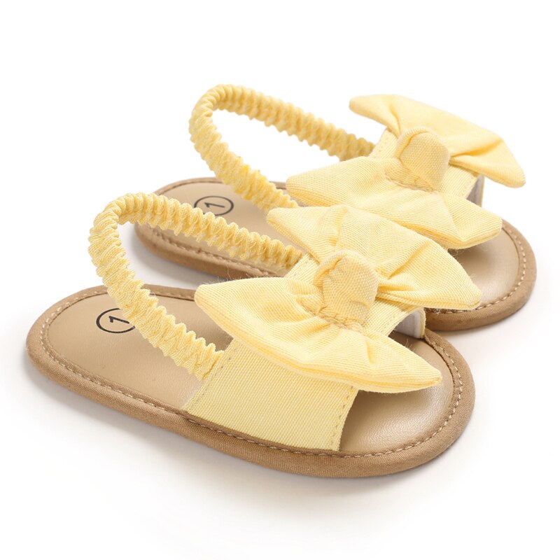 lioraitiin Kids Toddler Baby Girls Summer Shoes Big Bowknot Sandals Summer Beach Shoes Infant Baby Shoes