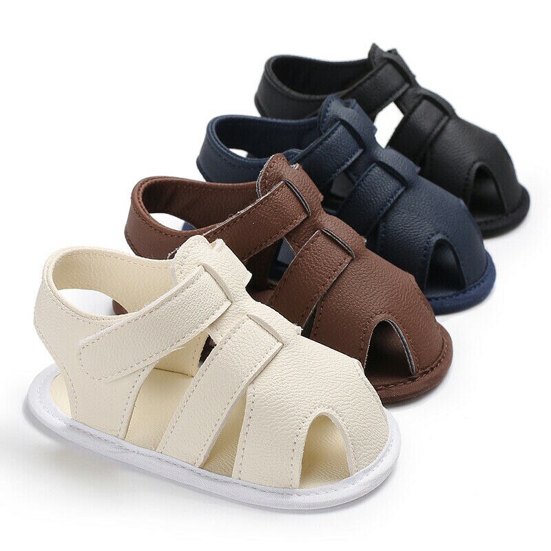 lioraitiin Baby Boy Sandals Focusnorm Fashion Toddler Kid Baby Boy Girl Sole Sandals Toddler Summer Shoes Sandals For 0-18M Baby