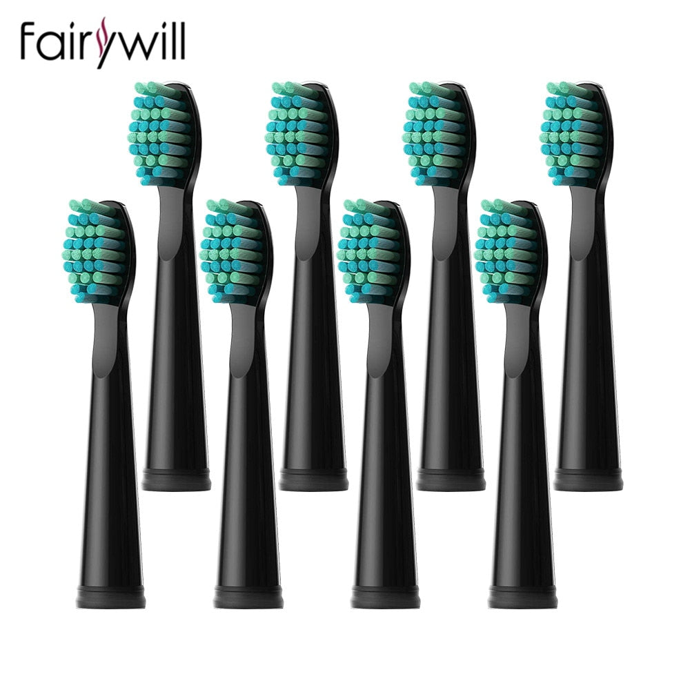 2023 Fairywill Toothbrush Replacement Heads 4Pcs 8 Pcs 16 Pcs Electric Toothbrush Sets for FW-507 FW-508 FW-917 Head Toothbrush