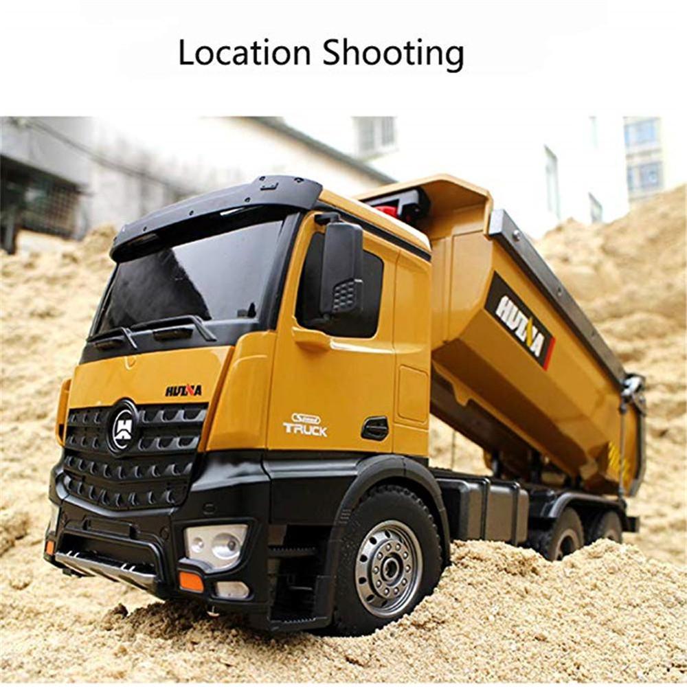 fast free dropship Huina 1573 RC Big Dump Truck 1/14 10 channels 2.4GHz 7.2V 400mAh from EU/USA/CANADA/AUSTRALIA