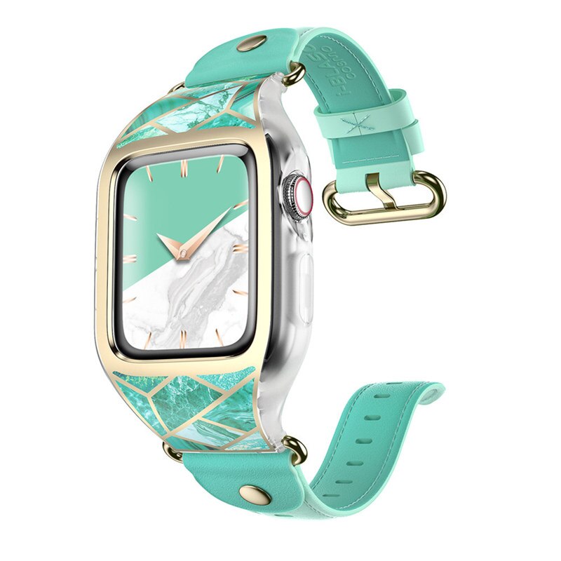 Band For Apple Watch 3/2/1 (42mm) I-BLASON Cosmo Stylish Sporty Protective Bumper Case Cover with Adjustable Strap Bands