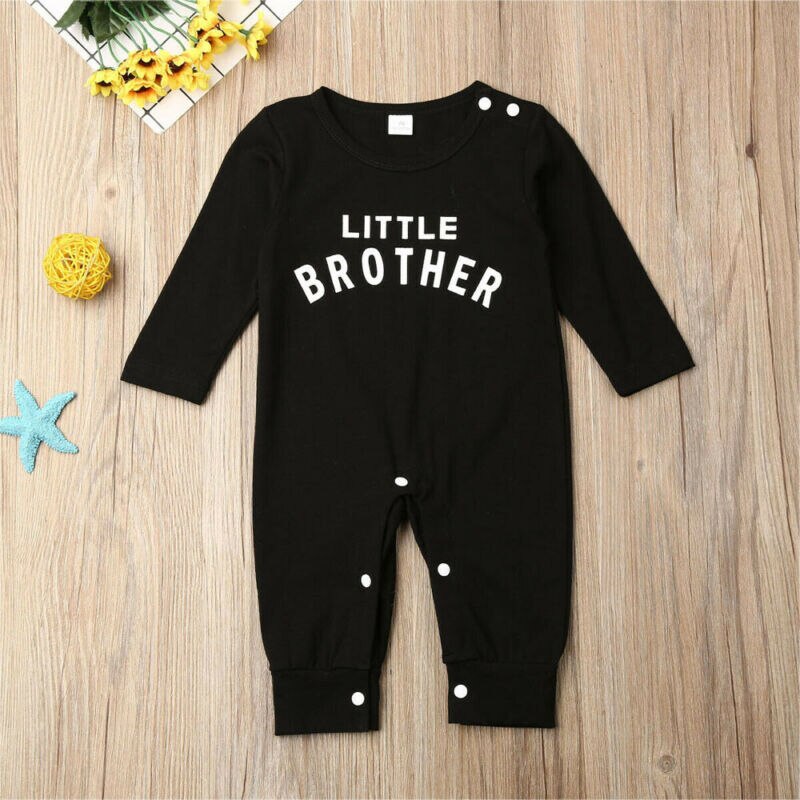 Pudcoco US Stock 0-24M Infant Baby Girl Set Casual Romper Cotton Blend Letter Printing Jumpsuit Baby Girl Boy Autumn Outfits