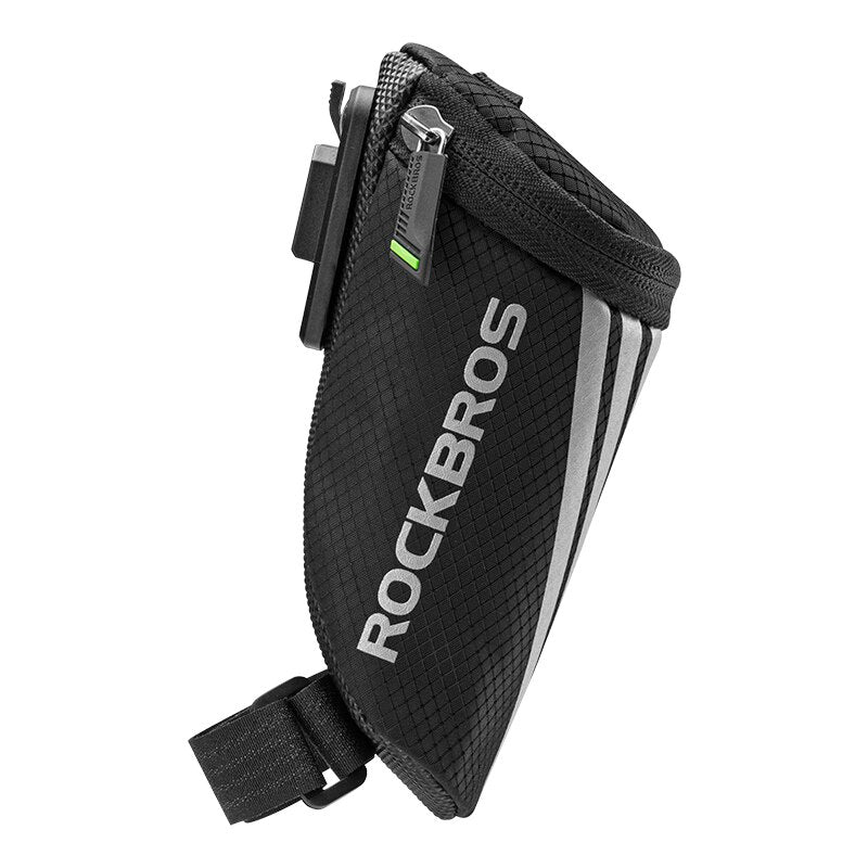 ROCKBROS 1L Mini Bicycle Bag Saddle Bag Portable Refletive Tail Seatpost Riding Storage MTB Bike Bag Accessories