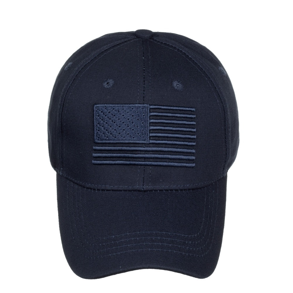 Adjustable Baseball Cap Tactical Summer Sunscreen Hat American Flag Cap Military Army Camo Airsoft Hunting Hiking Fishing Caps