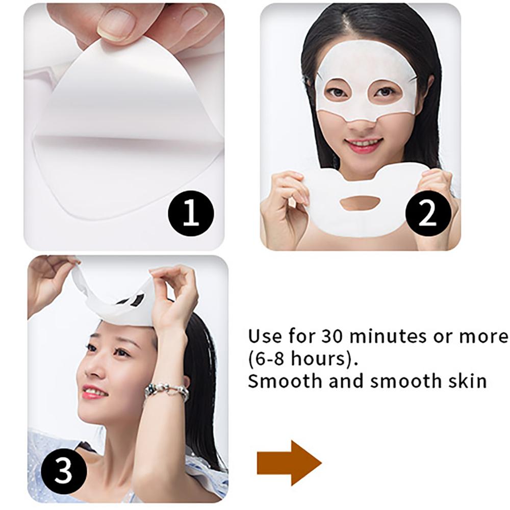 ILISYA Snail Essence Repaing Hydrogel Facial Mask Anti-Wrinkle Anti-Ageing Hydrogel Tender-Skin Prevent Wrinkles Face Patch