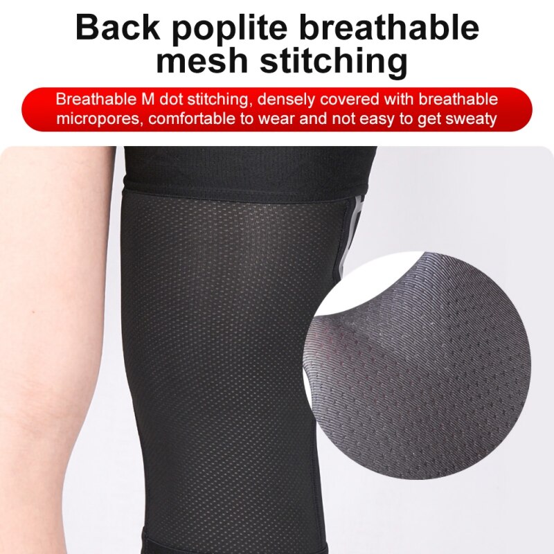 1PCS Compression Knee Support Sleeve Protector Elastic Kneepad Brace Gym Sports Basketball Volleyball Running Protector