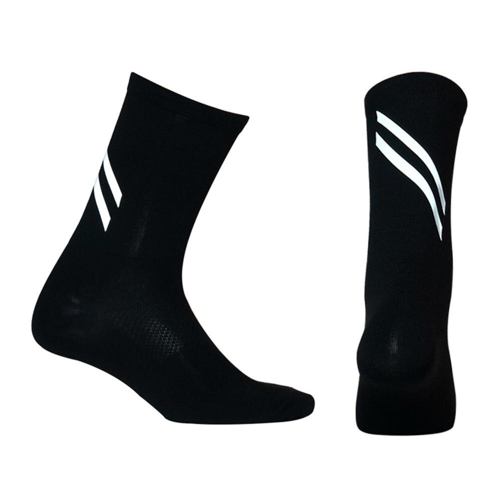 High Reflective Cycling Socks Night Safety Men Women Professional Bicycle Bike Socks Sport Hiking Running Sock