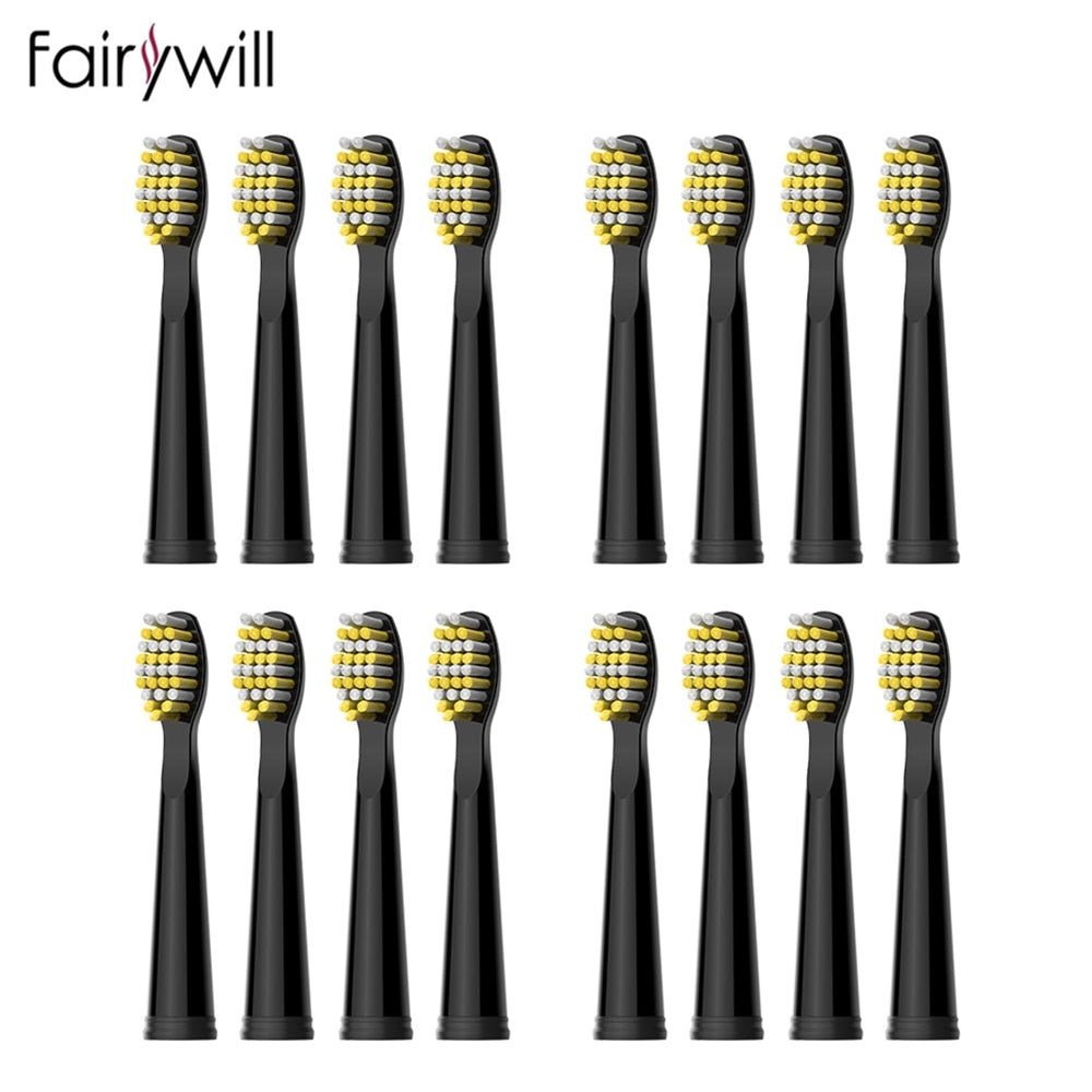 2023 Fairywill Toothbrush Replacement Heads 4Pcs 8 Pcs 16 Pcs Electric Toothbrush Sets for FW-507 FW-508 FW-917 Head Toothbrush