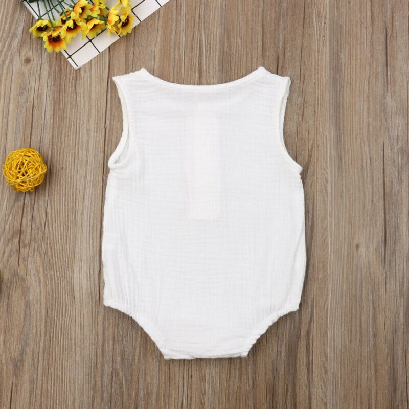 Pudcoco US Stock Newborn Toddler Boy Girl Summer Clothes Solid Romper Jumpsuit Outfit Bodysuit