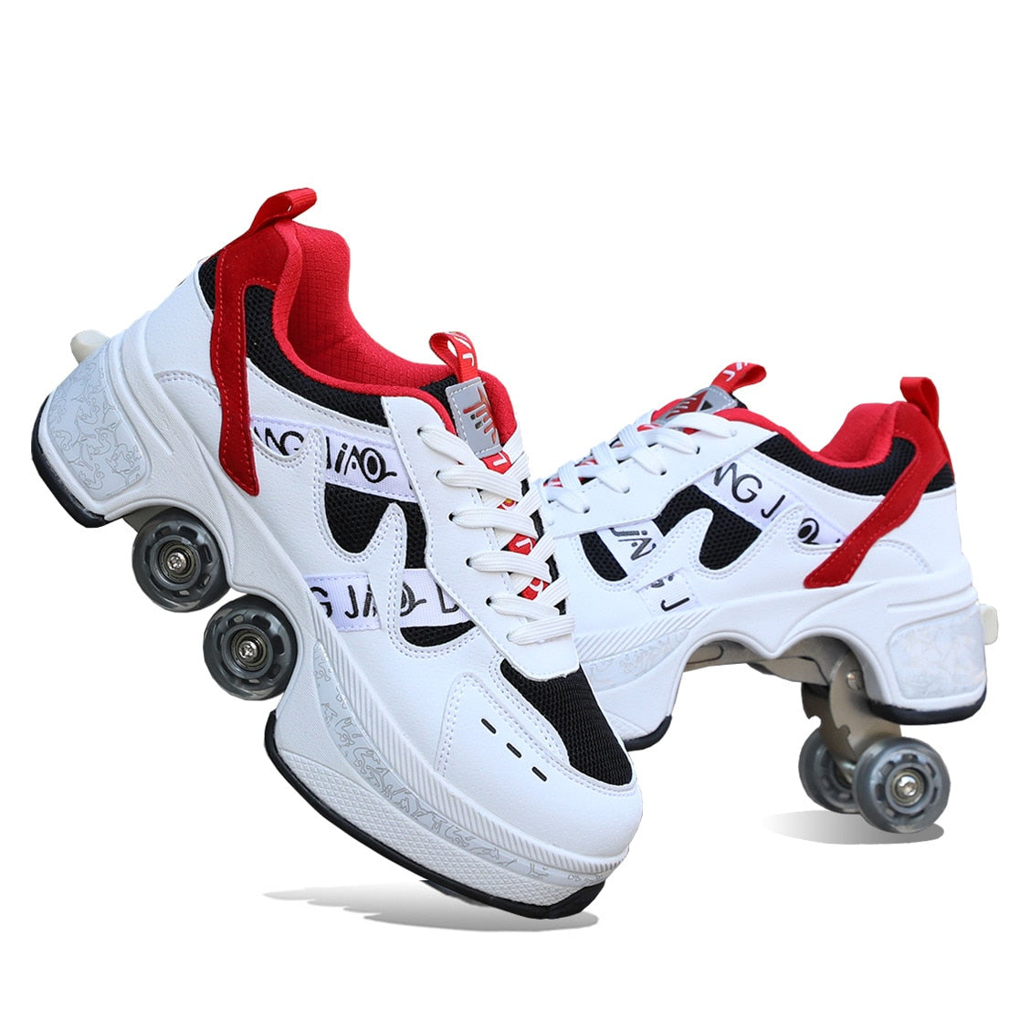 Wheel Skates Roller Skate Shoes With 4 Wheels Kid Casual