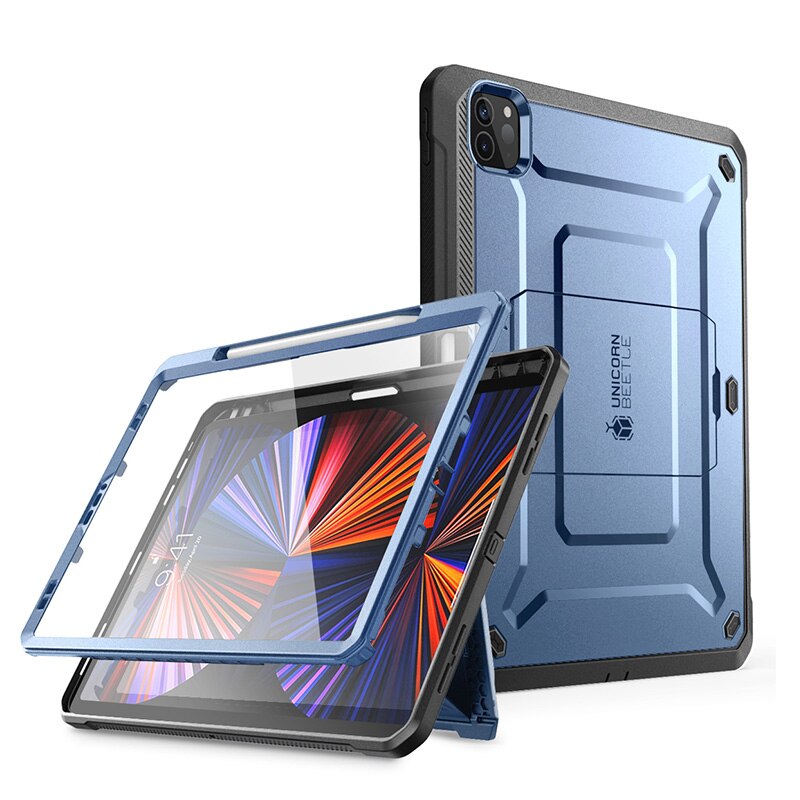 SUPCASE For iPad Pro 11 Case (2022/2021/2020) UB Pro Full-Body Rugged Kickstand Protective Case with Built-in Screen Protector