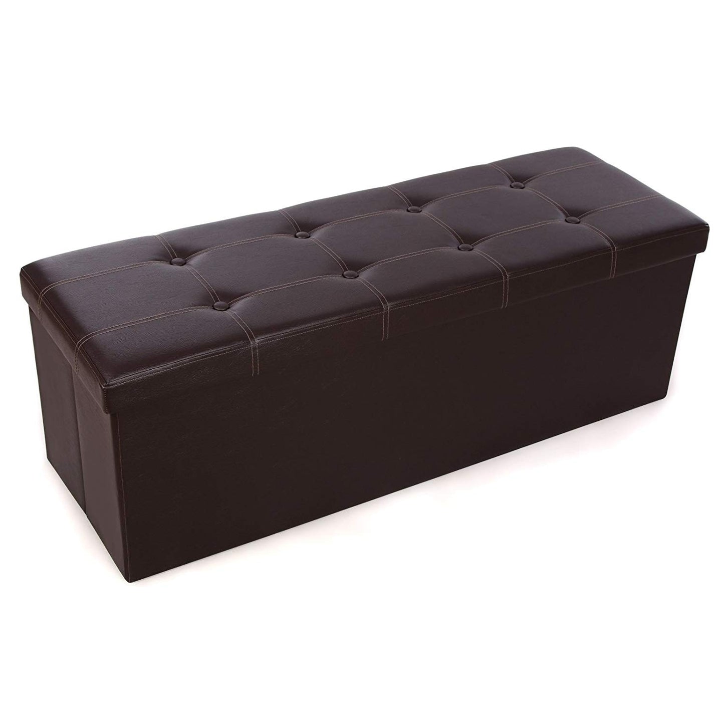 Large Storage Benches Foldable Stool with Storage Space Home Sofa Ottoman Seat Bench Chest Storage Box Living Room Furniture