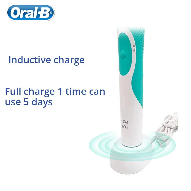 Oral B Electric Toothbrush Adult Rotation Clean Teeth Charging Tooth Brush 3D Whiten Teeth Oral Care Brush With Gift Brush Heads