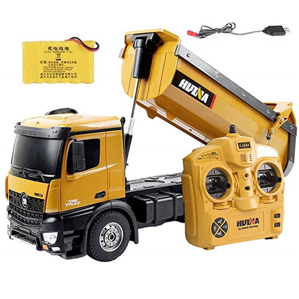 fast free dropship Huina 1573 RC Big Dump Truck 1/14 10 channels 2.4GHz 7.2V 400mAh from EU/USA/CANADA/AUSTRALIA