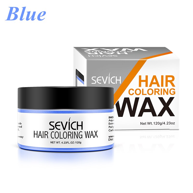 Sevich Temporary Hair Color Wax Salon Hair Coloring Styling Unisex Gray Disposable Dynamic Cake Party DIY Hairstyles 120g