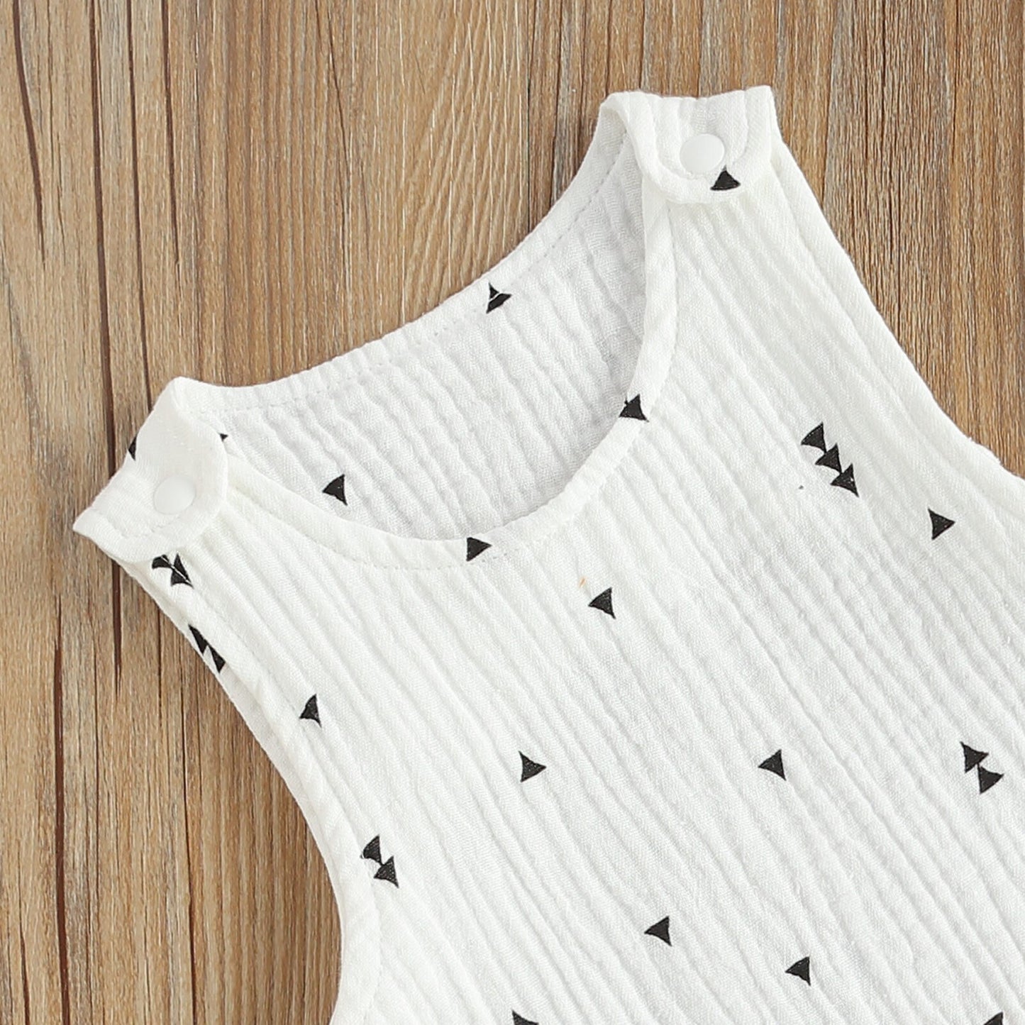 2021-01-20 lioraitiin 0-24M Newborn Baby Boys Girls Fashion Sleeveless Print Romper Stylish Loose Casual Spring Summer Romper