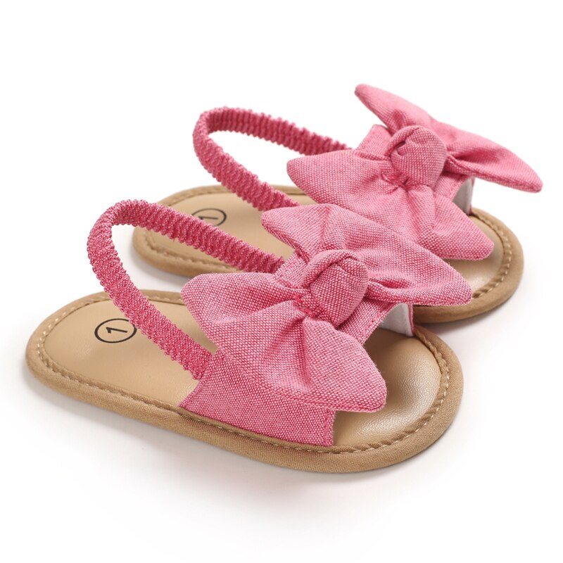 lioraitiin Kids Toddler Baby Girls Summer Shoes Big Bowknot Sandals Summer Beach Shoes Infant Baby Shoes