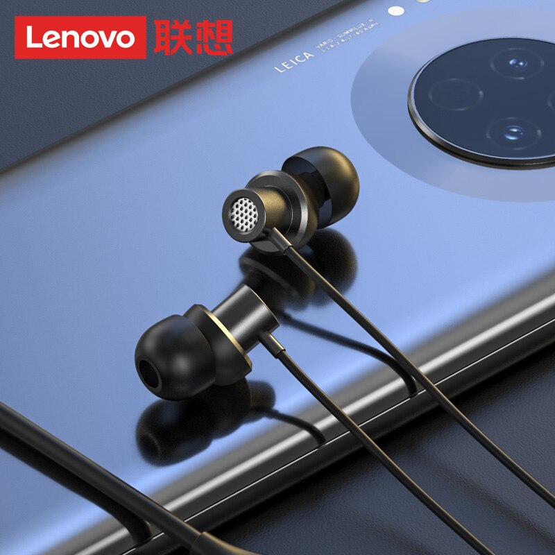 Lenovo TW13 Extra Bass Headphone wired Earphone 3.5mm Earphone With Microphone Sport InEar Headset auriculare for Samsung Xiaomi