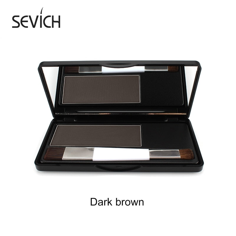 Sevich Hair Root Touch-Up 8g Hairline Shadow Powder 4 Colors Waterproof Edge Control Hairline Concealer Powder With Brush